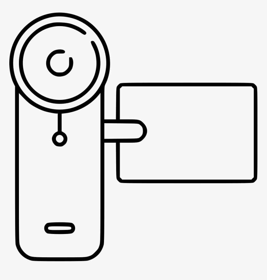 Video Recorder - Line Art, HD Png Download, Free Download