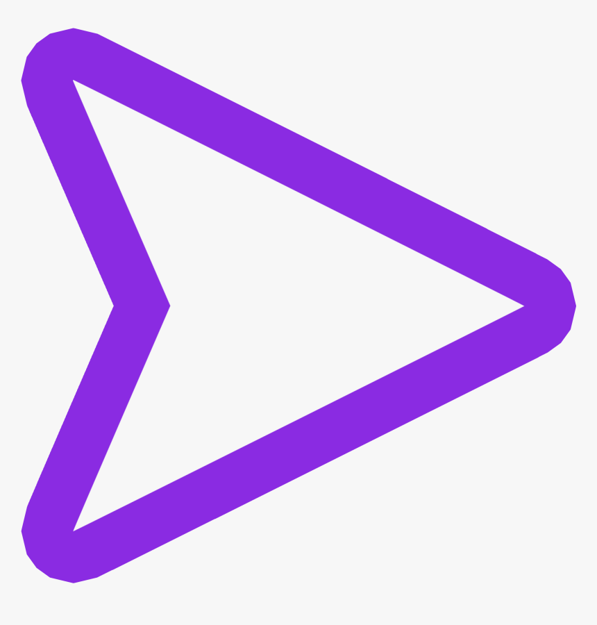 Purple Arrowhead Png, Transparent Png, Free Download