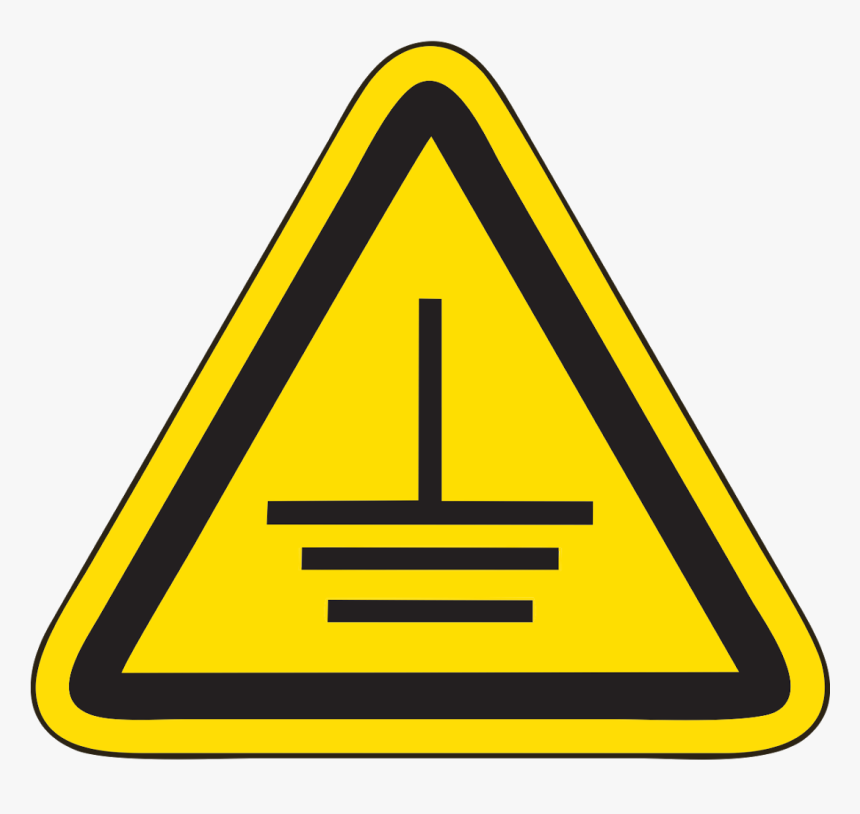 Electrical Grounding Earth Logo Vector Laser Danger Sign Hd Png