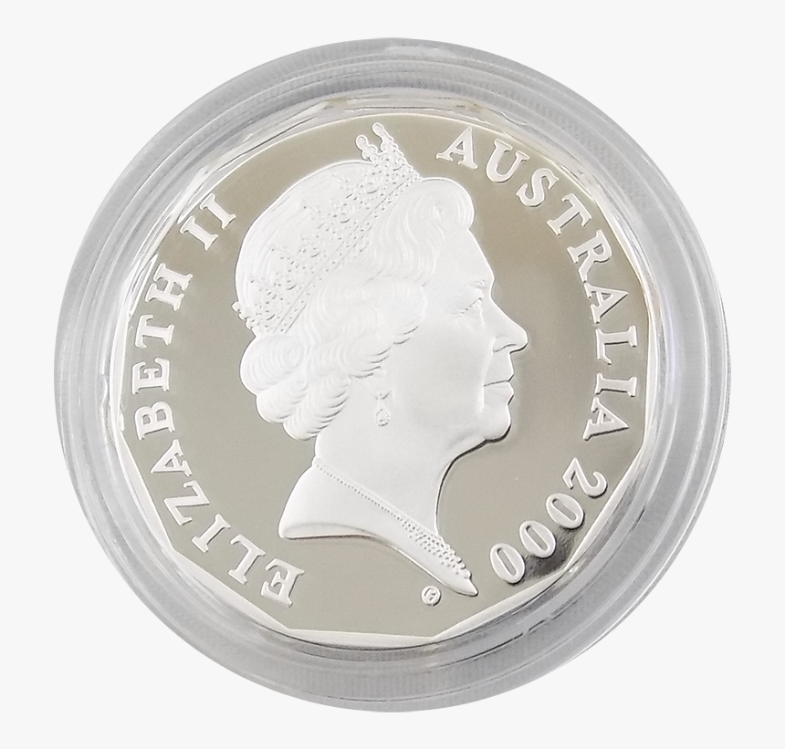 Pre-owned 2000 Australia Royal Visit 50 Cent Proof - Silver, HD Png Download, Free Download