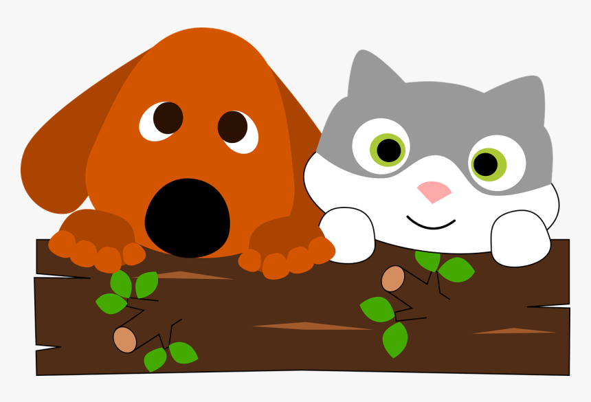 Clipart Dog And Cat, HD Png Download, Free Download