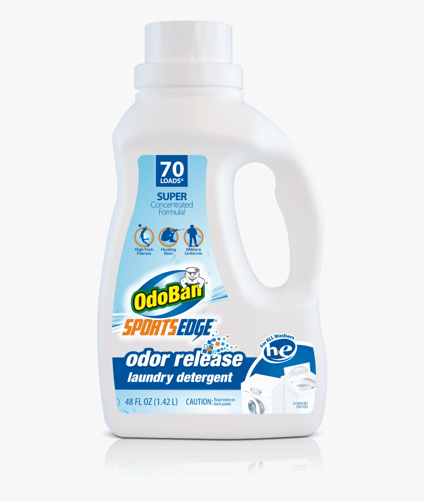 Odoban Sports Edge Laundry Detergent - Plastic Bottle, HD Png Download, Free Download