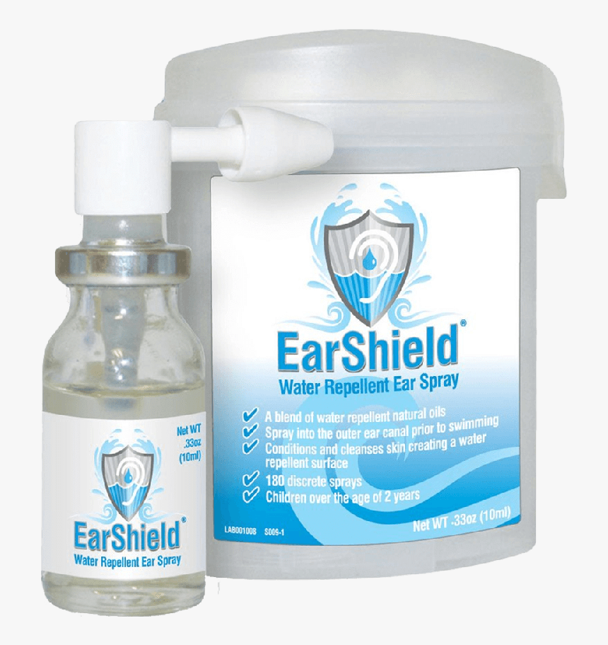 Earshield Water Repellent Ear Spray - Earshield 10ml, HD Png Download, Free Download