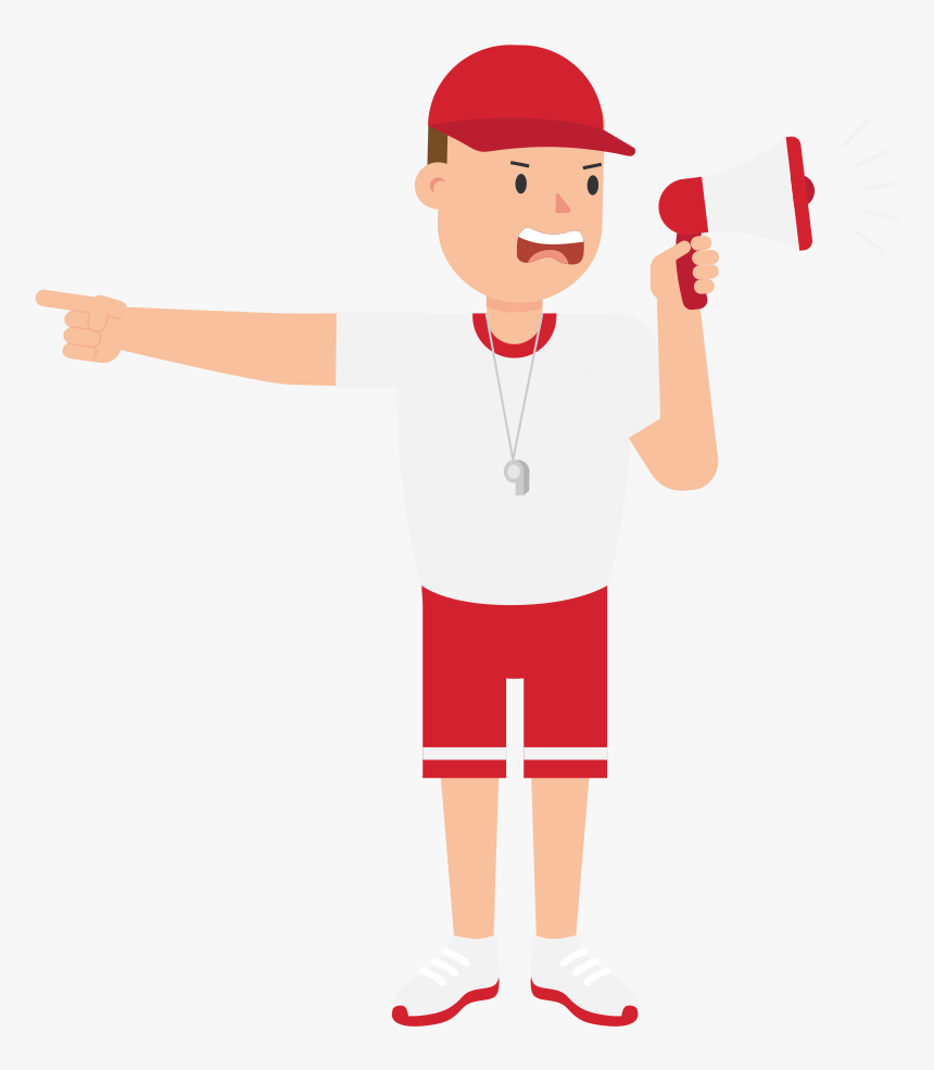 Coach Png Page - Cartoon, Transparent Png, Free Download