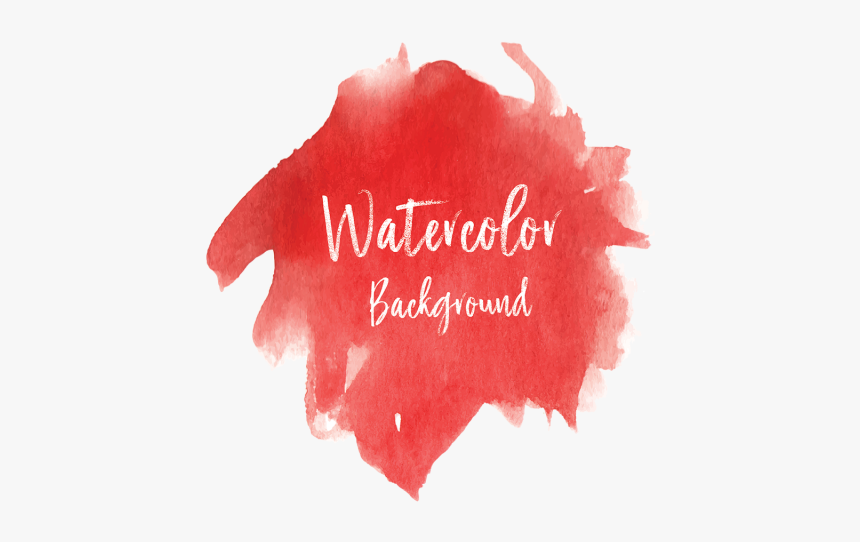 Red Watercolor Splash Brush Background, Red, Brush, - Red Watercolor Background, HD Png Download, Free Download