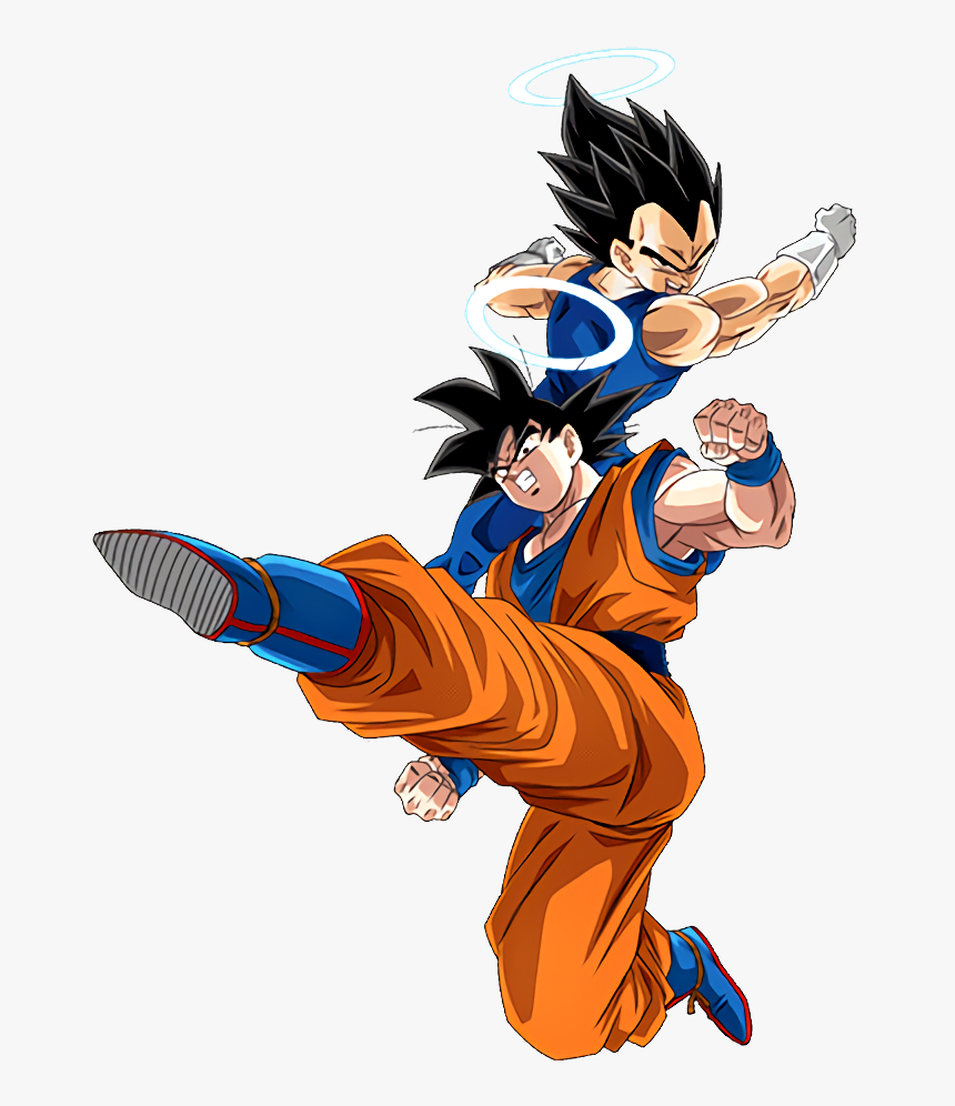 Vegeta And Goku Transparent - Goku And Vegeta Angel, HD Png Download, Free Download