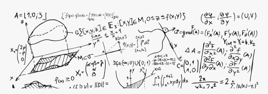 Dimensional Geometry Mathematical Formulas Science - Transparent Math Equations, HD Png Download, Free Download