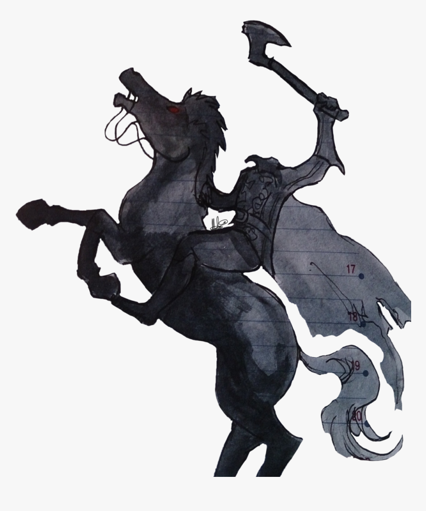 The Legend Of Sleepy Hollow Headless Horseman - Headless Horseman Png, Transparent Png, Free Download