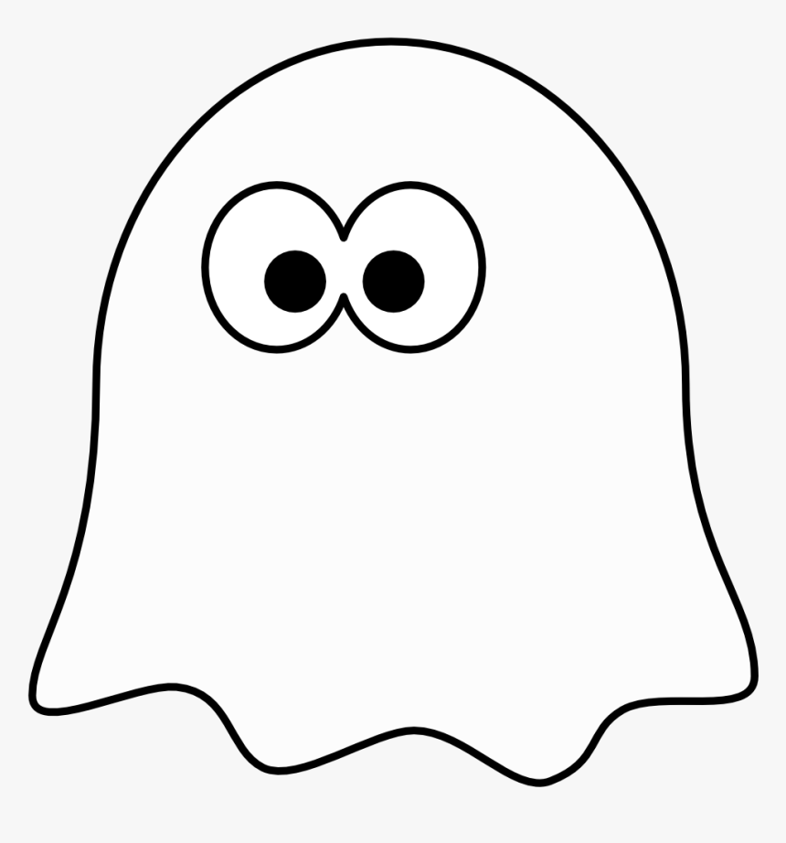 Ghost - Cute Halloween Black Background Gif, HD Png Download, Free Download