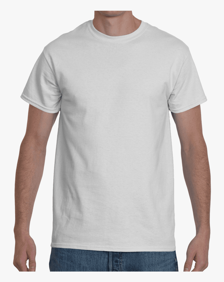 White Clear T Shirt Mockup, HD Png Download - kindpng