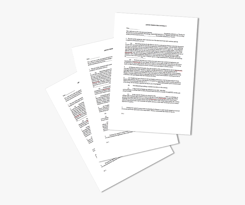 Contract Paper Png, Transparent Png, Free Download