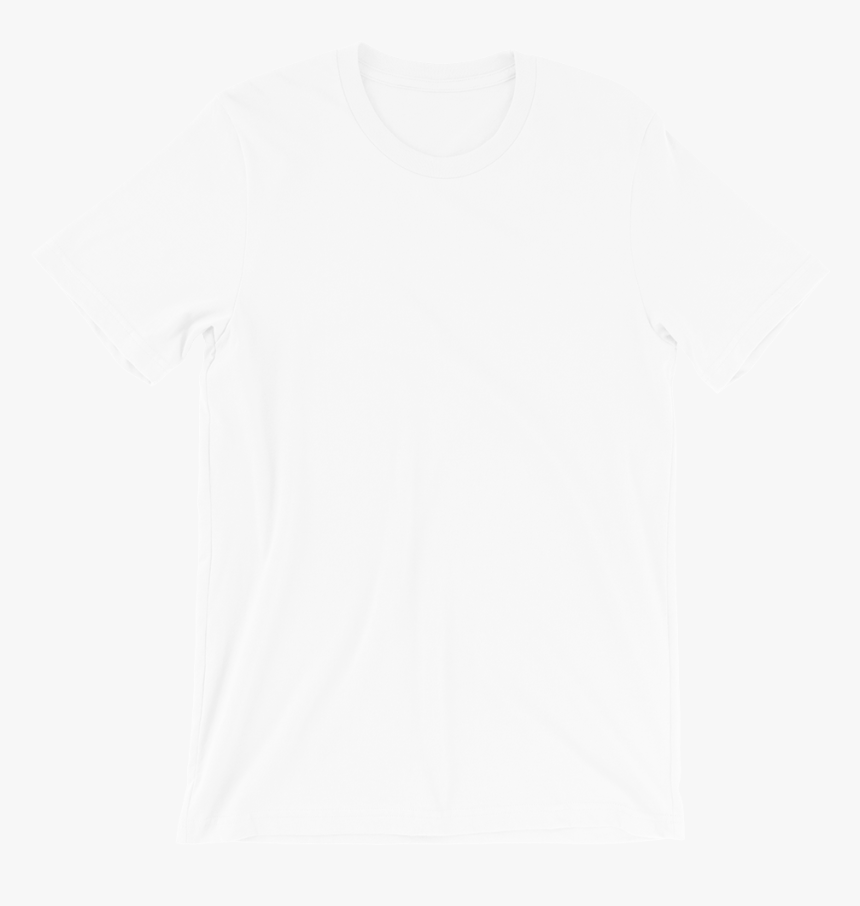 Blank Mockup Wrinkle-front White - Plain White T Png, Transparent Png, Free Download