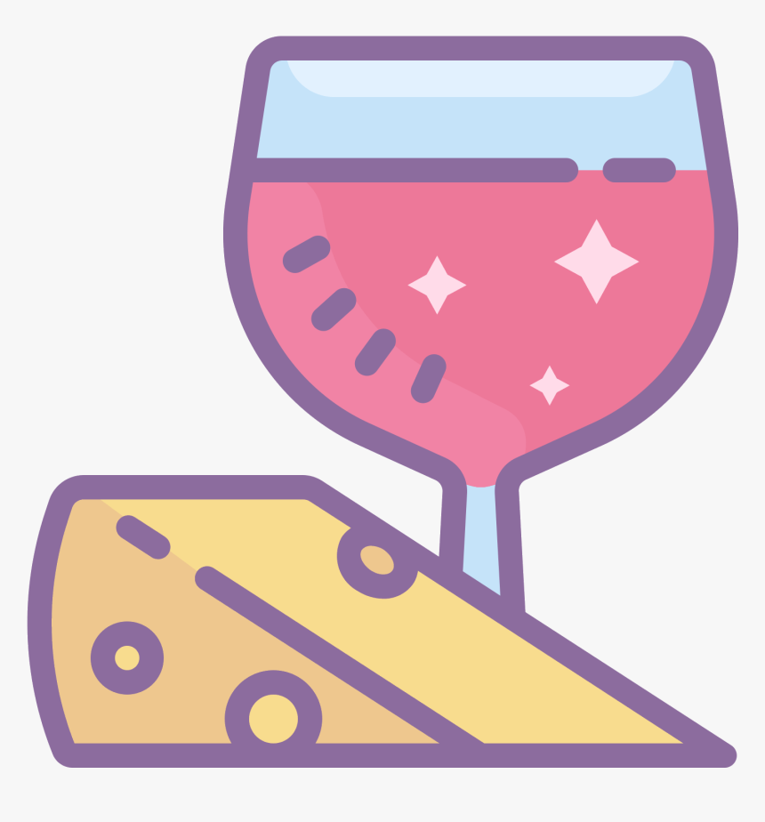 Food And Wine Icon - Food Clipart Pink, HD Png Download, Free Download