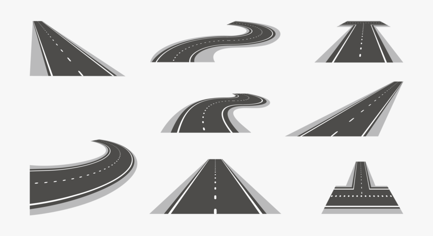 Vectores De Carretera - Illustration, HD Png Download, Free Download