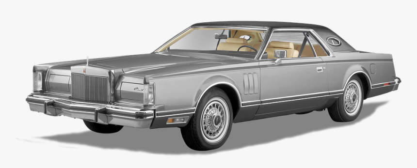 Isolated, Lincoln Continental, 1979, Coupe, Cars - Lincoln Continental 1979 Png, Transparent Png, Free Download