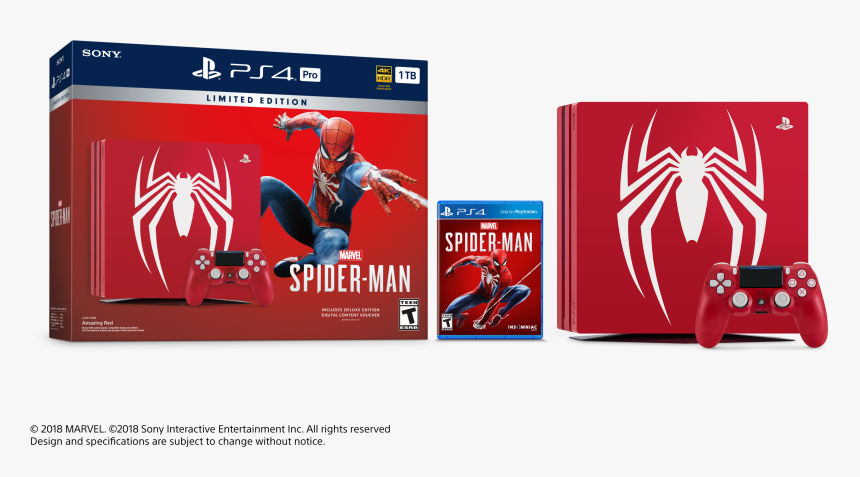 Ps4 Pro Spider Man, HD Png Download, Free Download