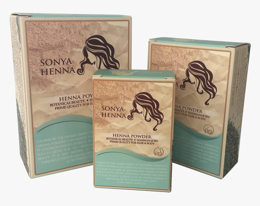 Sonya Henna All 3 Products - Henna Packaging, HD Png Download, Free Download