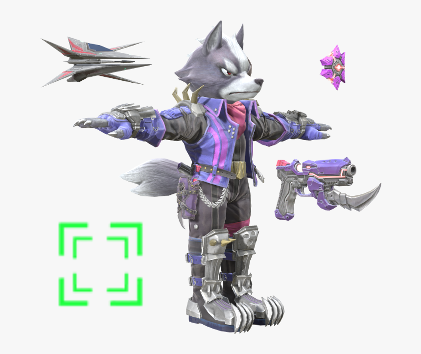 Download Zip Archive - Super Smash Bros Ultimate Wolf, HD Png Download, Free Download