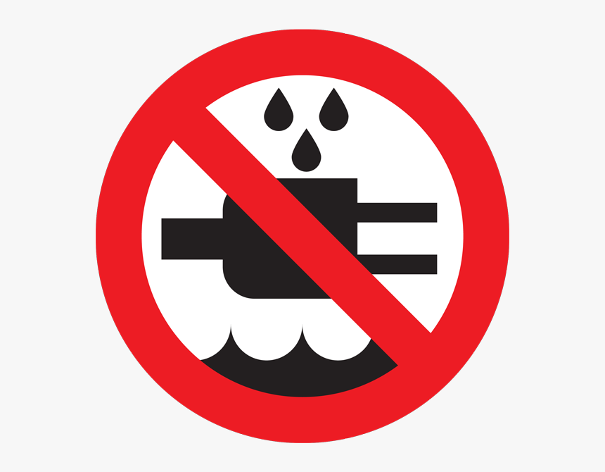 Prohibited Signs Electrical Safety, HD Png Download, Free Download