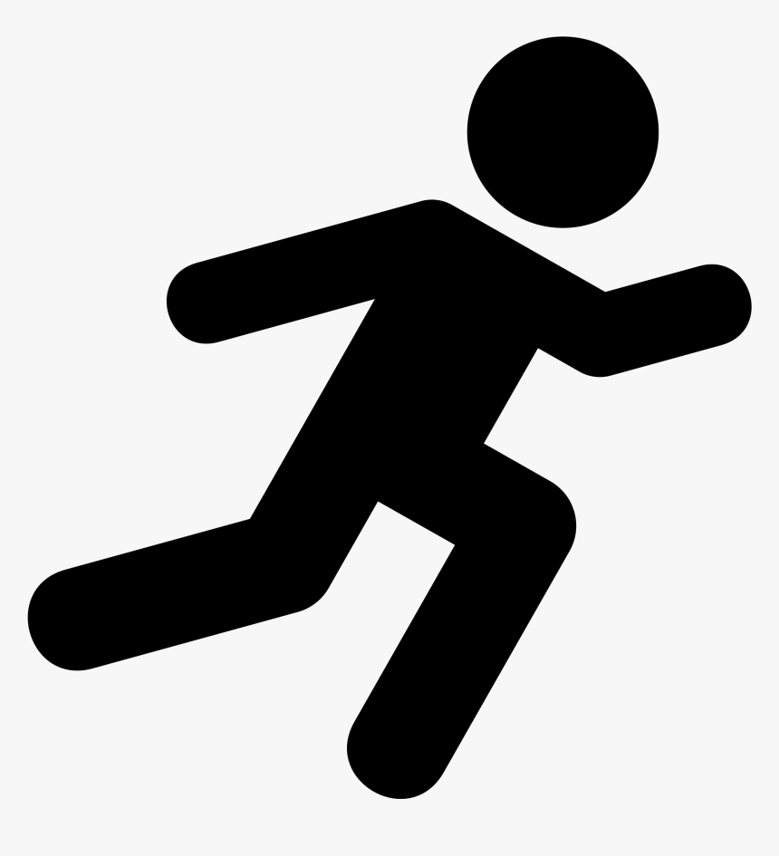 Running Icon Clip Arts - Running Icon Png, Transparent Png, Free Download