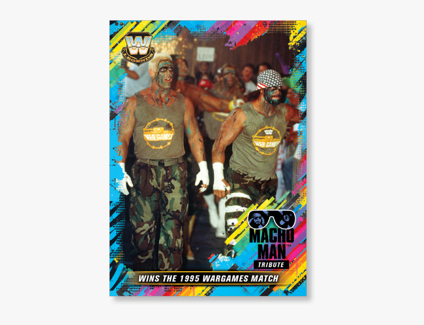 2018 Topps Wwe Heritage Wins The 1995 Wargames Match - Light Up Gold, HD Png Download, Free Download