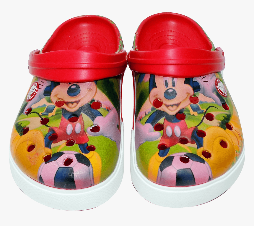 Crocs Crocband Mickey Mouse Clog , Png Download - Sneakers, Transparent Png, Free Download