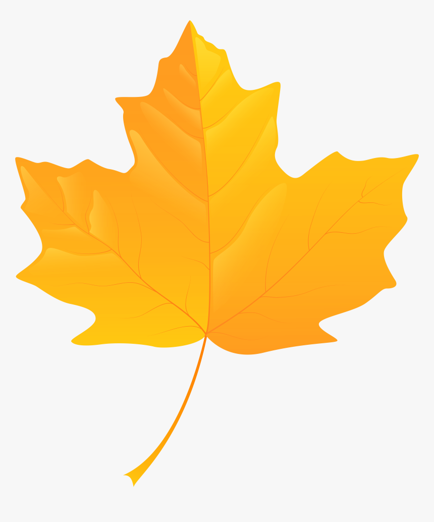 Yellow Leaf Png Clip Art, Transparent Png, Free Download