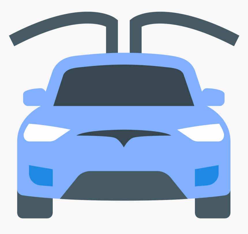 Tesla Vector Car - Tesla Model X Icon, HD Png Download, Free Download
