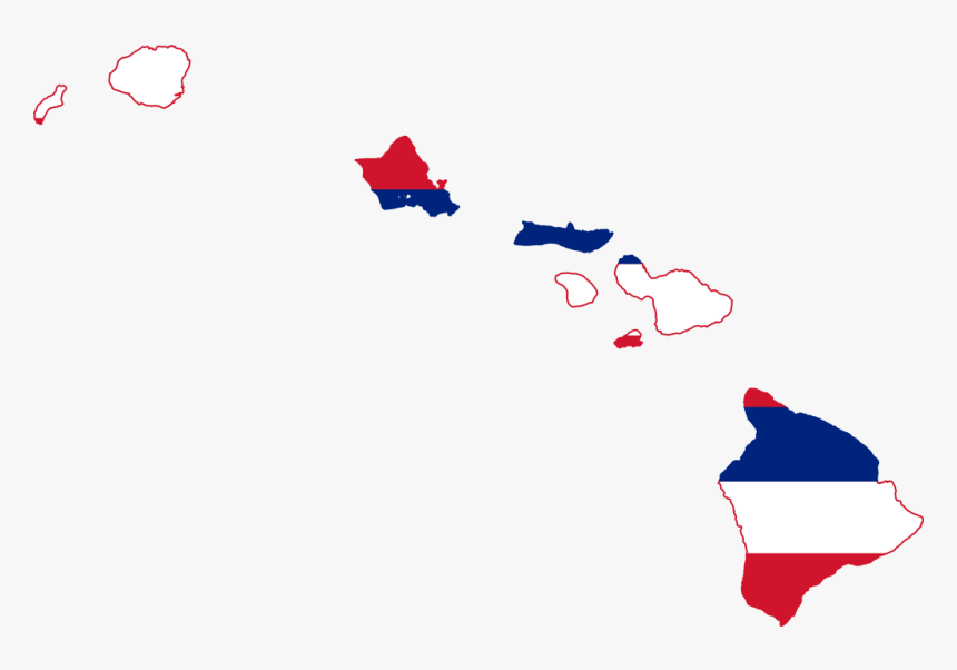 Hawaii Flag And Map, HD Png Download, Free Download