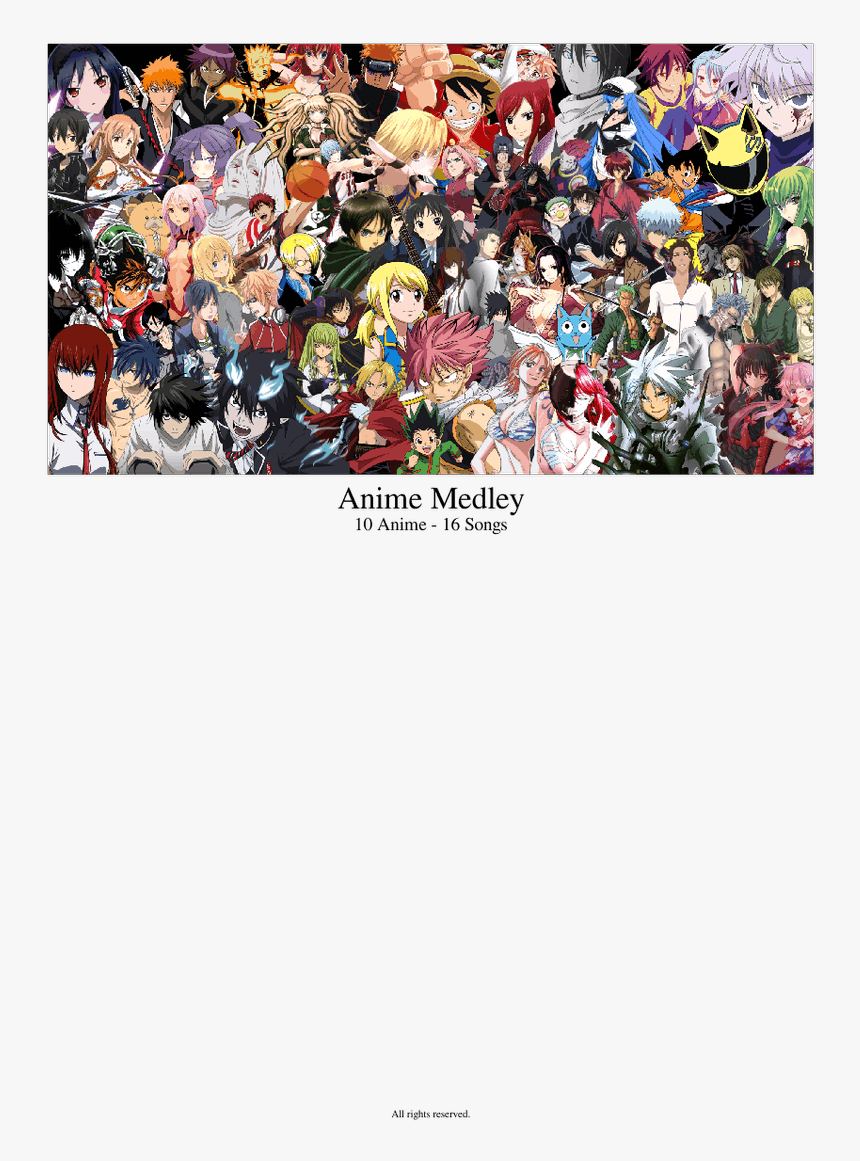 Anime Poster Of All Animes - Fondos De Pantalla De Todos Los Animes, HD Png Download, Free Download