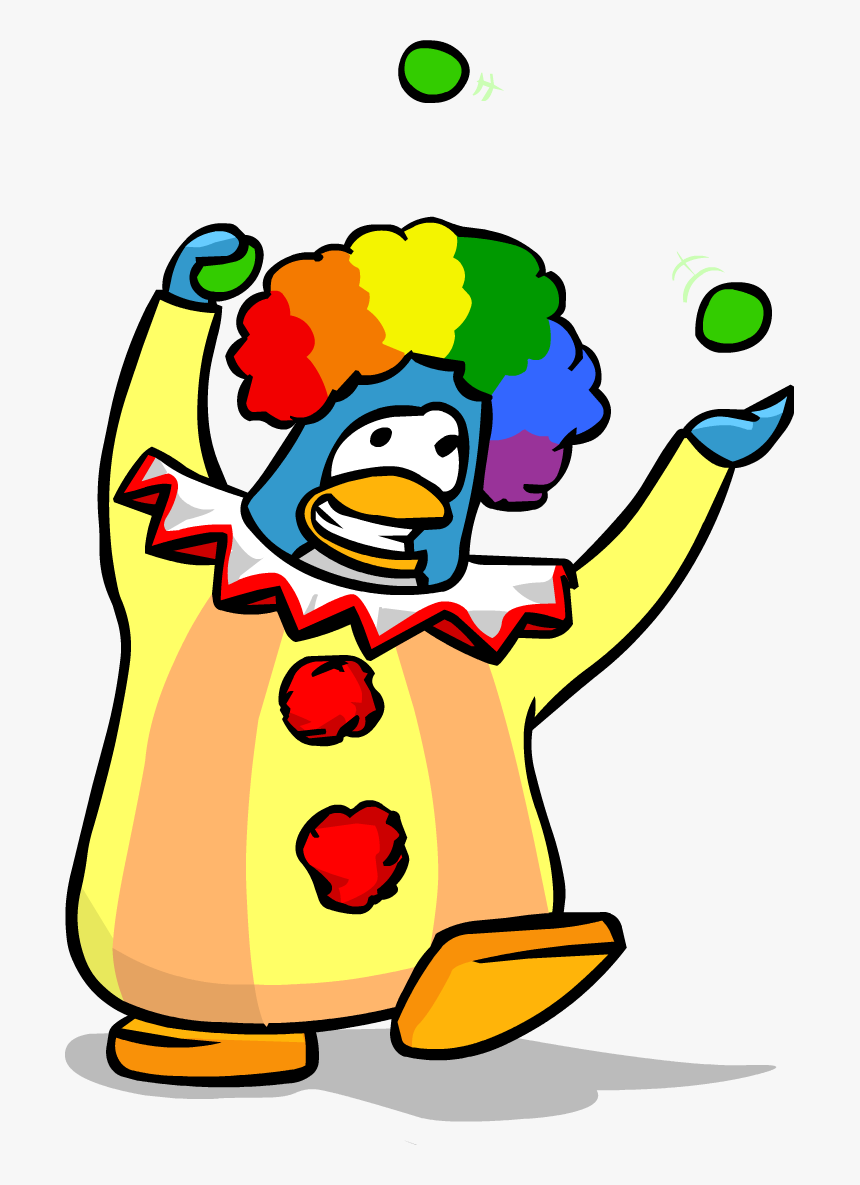 Clown Wig Png Wwwimgkidcom The Image Kid Has It - Clown Penguin Club Penguin, Transparent Png, Free Download