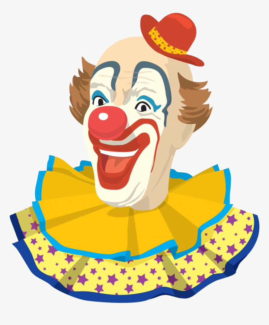 Clown’s - Clown With Tiny Hat, HD Png Download, Free Download