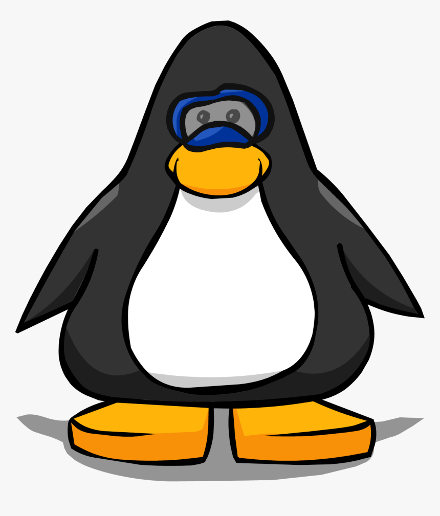 Transparent Superhero Mask Png - Penguin From Club Penguin, Png Download, Free Download