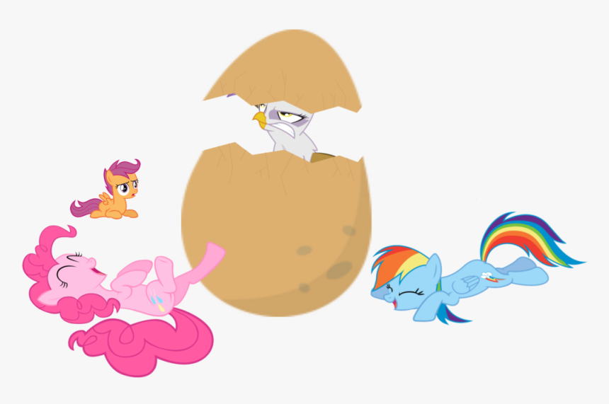 Pinkie Pie Rainbow Dash Scootaloo Princess Luna Fluttershy - Pinkie Pie And Fluttershy, HD Png Download, Free Download