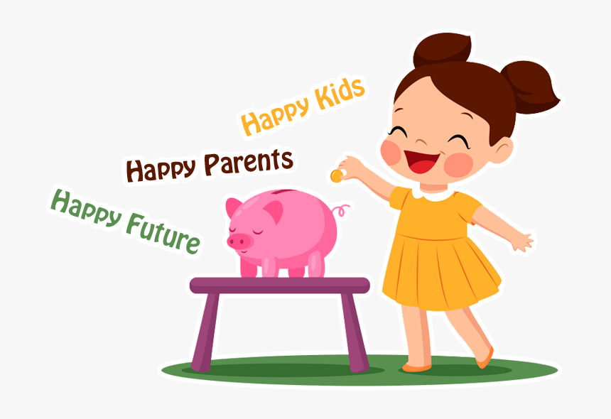 Transparent How To Clipart - Kids Saving Money, HD Png Download, Free Download