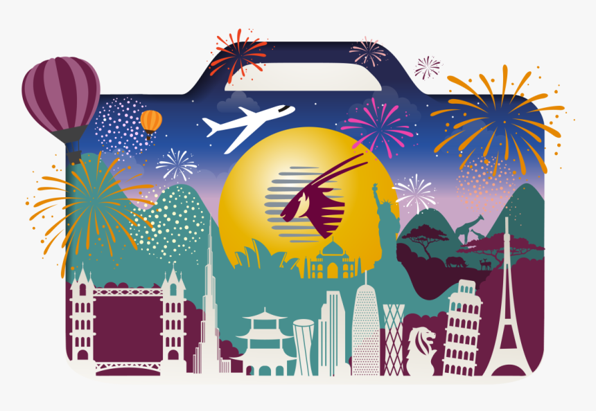 Qatar Airways Inspires World Explorers To Live Their - Qatar Airways Travel Festival 2018, HD Png Download, Free Download