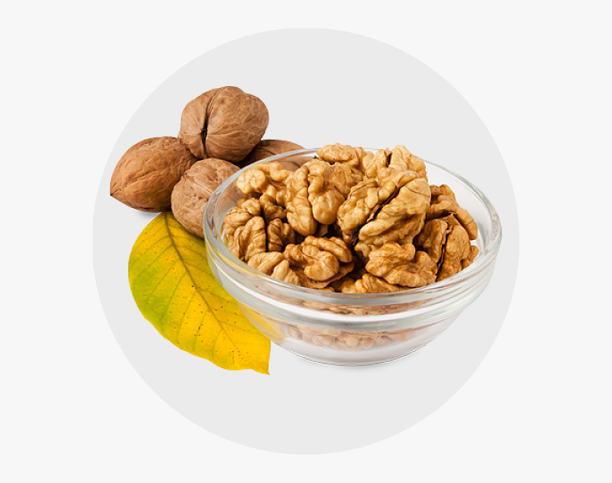 Walnut Kernels - Walnut In Bowl, HD Png Download, Free Download