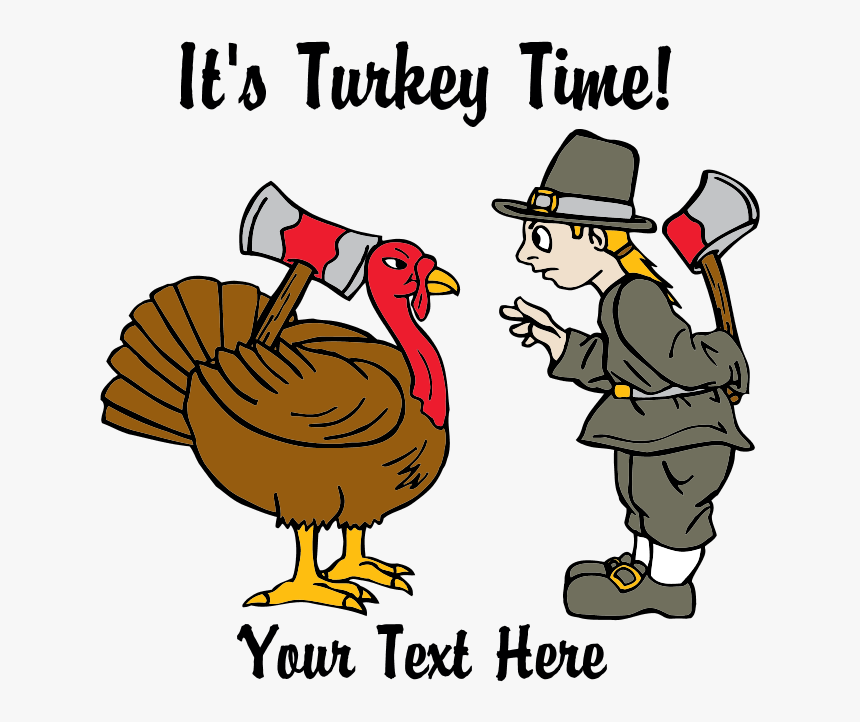 Funny Thanksgiving Banner - Cartoon, HD Png Download, Free Download