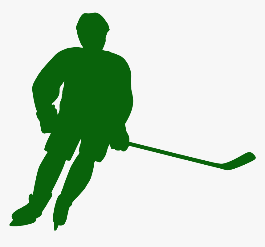 Green Hockey Player Clip Art, HD Png Download, Free Download