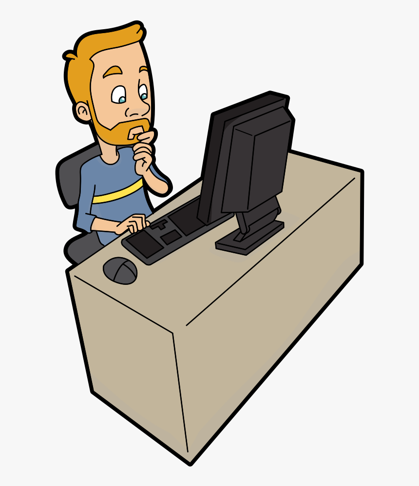 Cartoon Computer Png, Transparent Png - kindpng