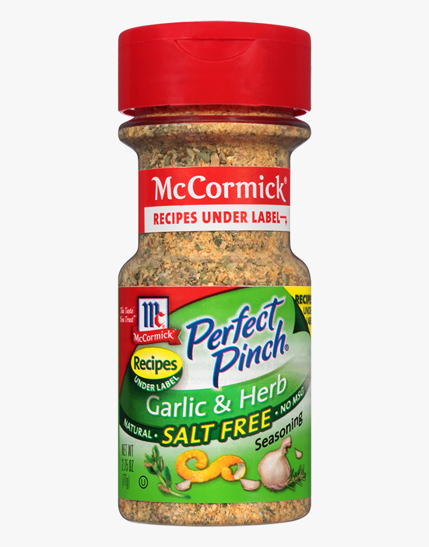 Perfect Pinch Salt Free Garlic Herb Seasoning - Mccormick Spice Italian Seasoning, HD Png Download, Free Download