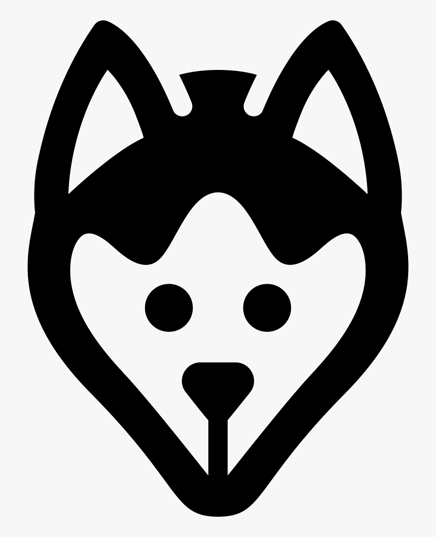 Dog Head - Dog Face Silhouette Png, Transparent Png, Free Download