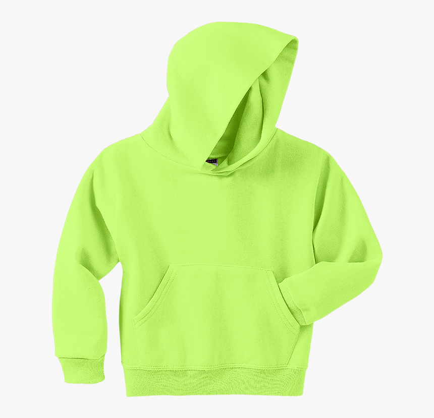 Hoodie Clipart Green - Blank Neon Green 