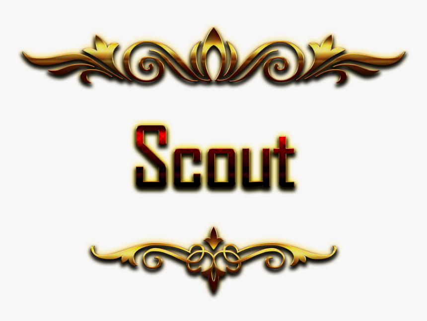 Scout Decorative Name Png - Antonio Name, Transparent Png, Free Download