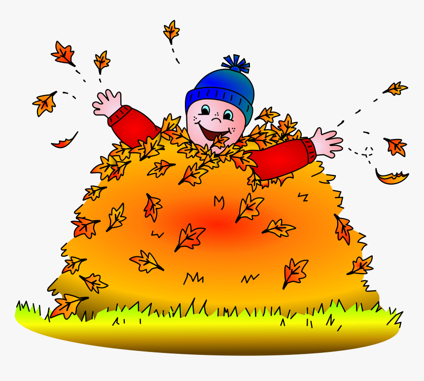 19 Pile Of Leaves Clip Royalty Free Huge Freebie For - Jumping In Leaves Clip Art, HD Png Download, Free Download
