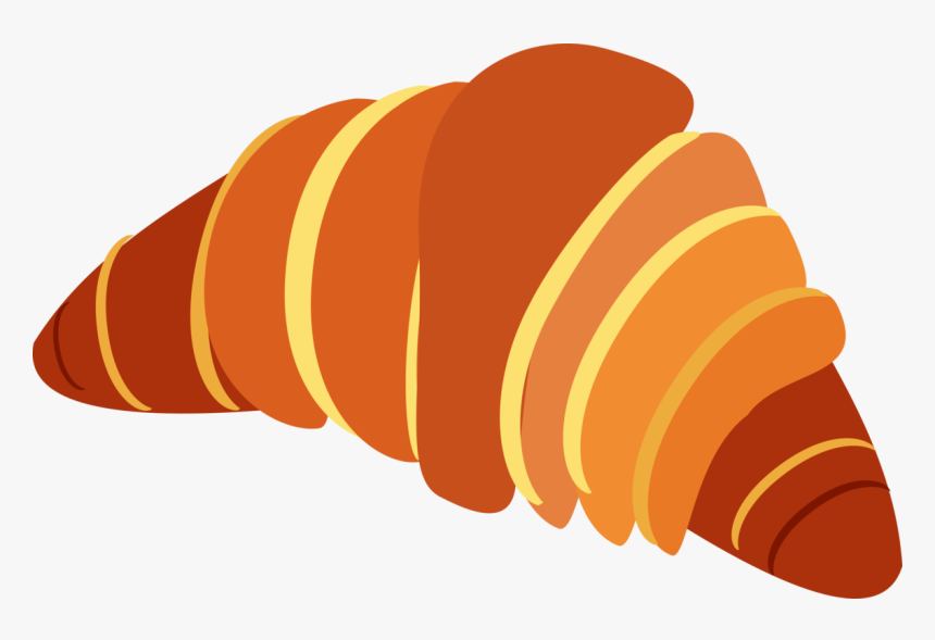 Food,circle,orange - Croissant Clip Art, HD Png Download, Free Download