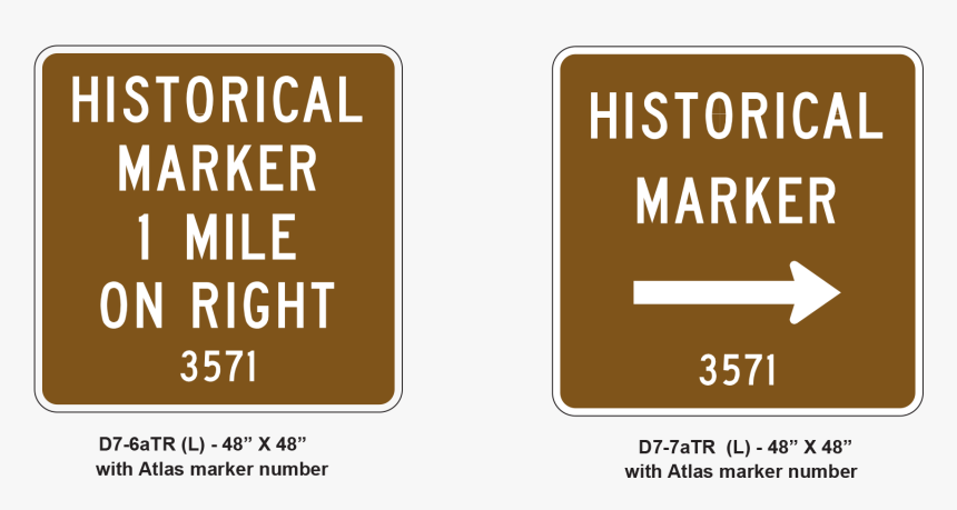 Advance And Directional Historical Marker
guide Signs - Usery Mountain Regional Park, HD Png Download, Free Download