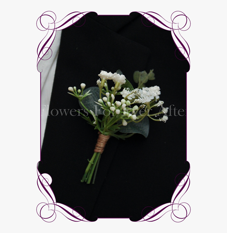 Fake Flower Pink Rose Boutonniere, HD Png Download, Free Download