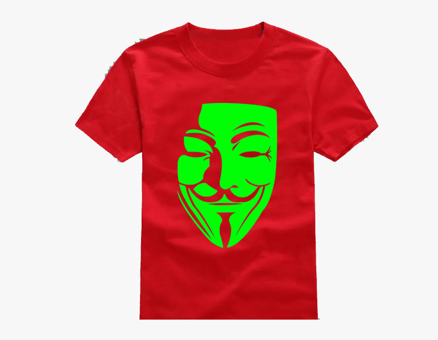 Anonymous Mask T Shirt Black Png, Transparent Png, Free Download