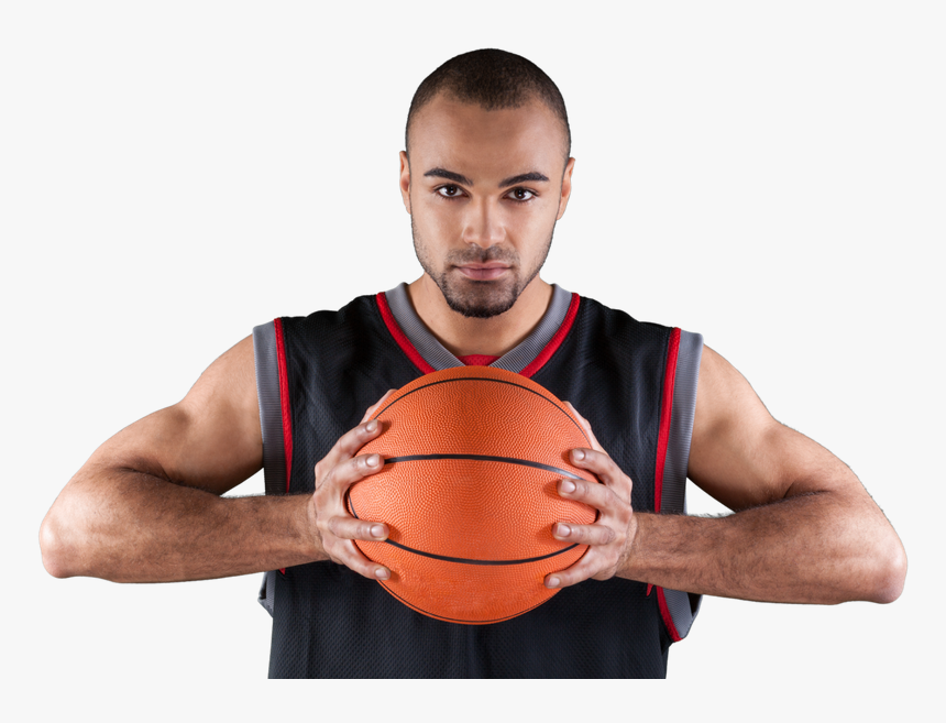 Basketball Player Holding Ball - Nba Player Holding Ball, HD Png Download, Free Download